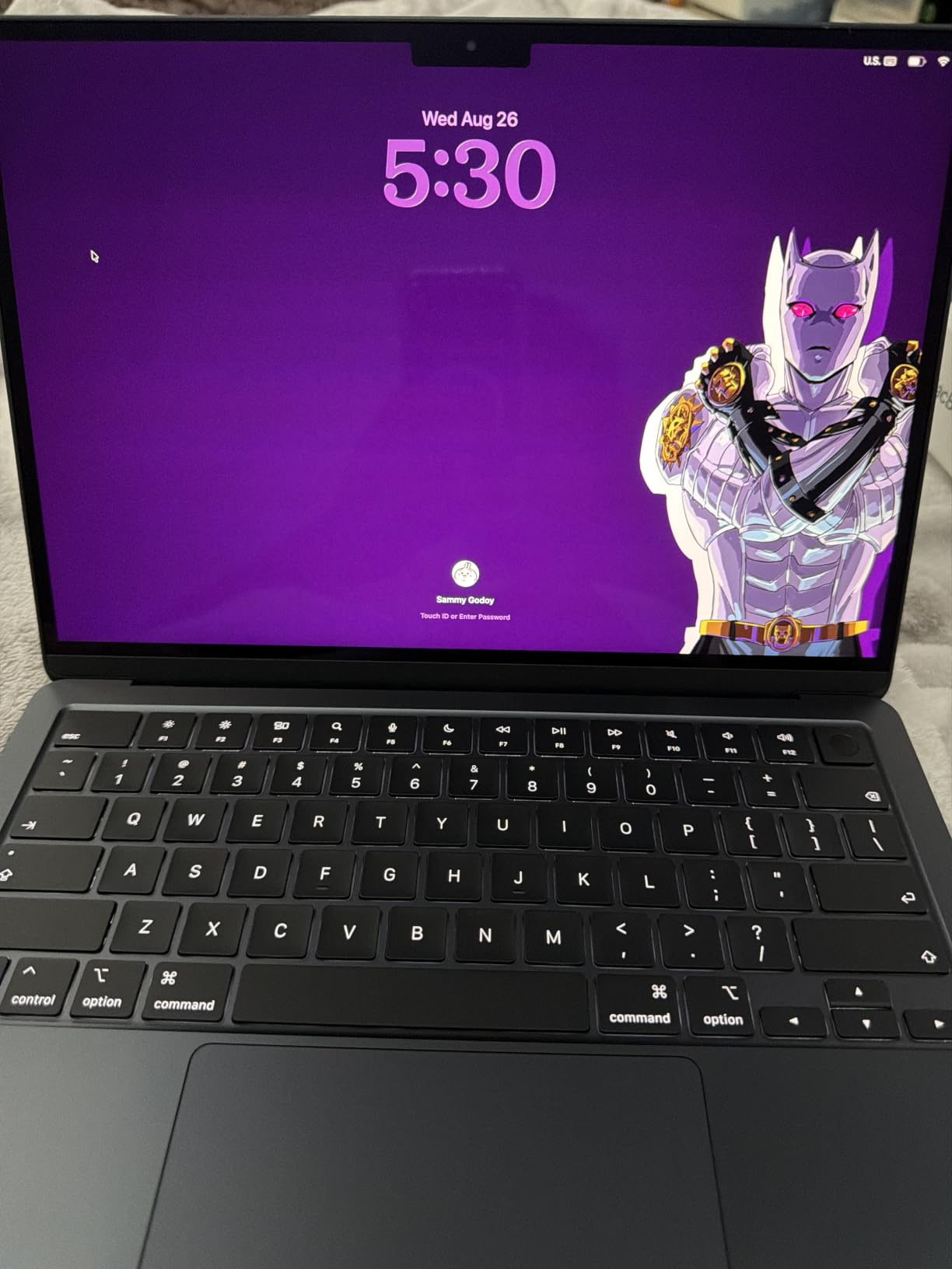 Apple 2026 MacBook Air 13-inch Laptop with M5 chip: Built for AI, 13.6-inch Liquid Retina Display, 16GB Unified Memory, 512GB SSD, 12MP Center Stage Camera, Touch ID, Wi-Fi 7; Midnight customer photo 1
