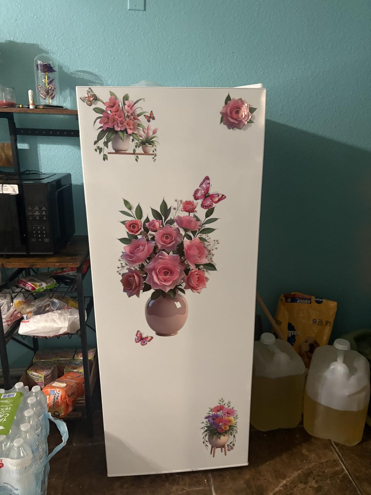 Upright Freezer 7.0 Cu.Ft, Convertible Stand Up Freezer or Refrigerator, Large Capacity with 5 Adjustable Shelves & Reversible Door, Upright Fridge for Home, Garage, Apartment customer photo 2
