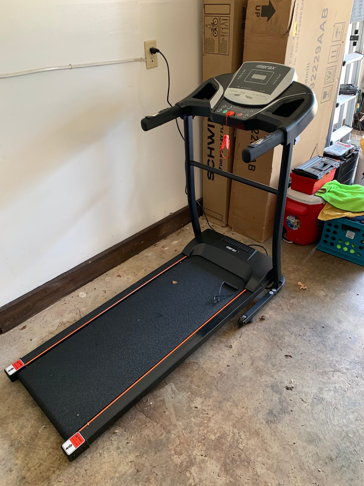Merax Treadmill with Incline: 3.0HP Quiet Foldable Treadmills for Home customer photo 1