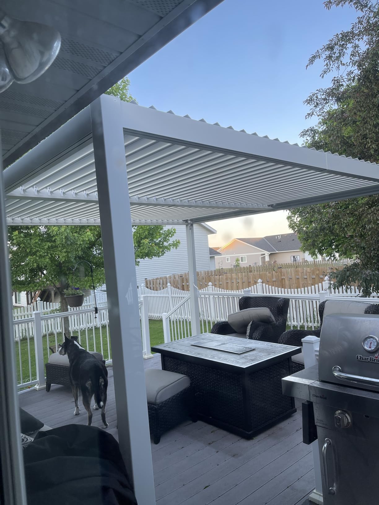Kozyard Outdoor Louvered Pergola 12' x 16' Sun Shade Aluminum Patio Shelter customer photo 1