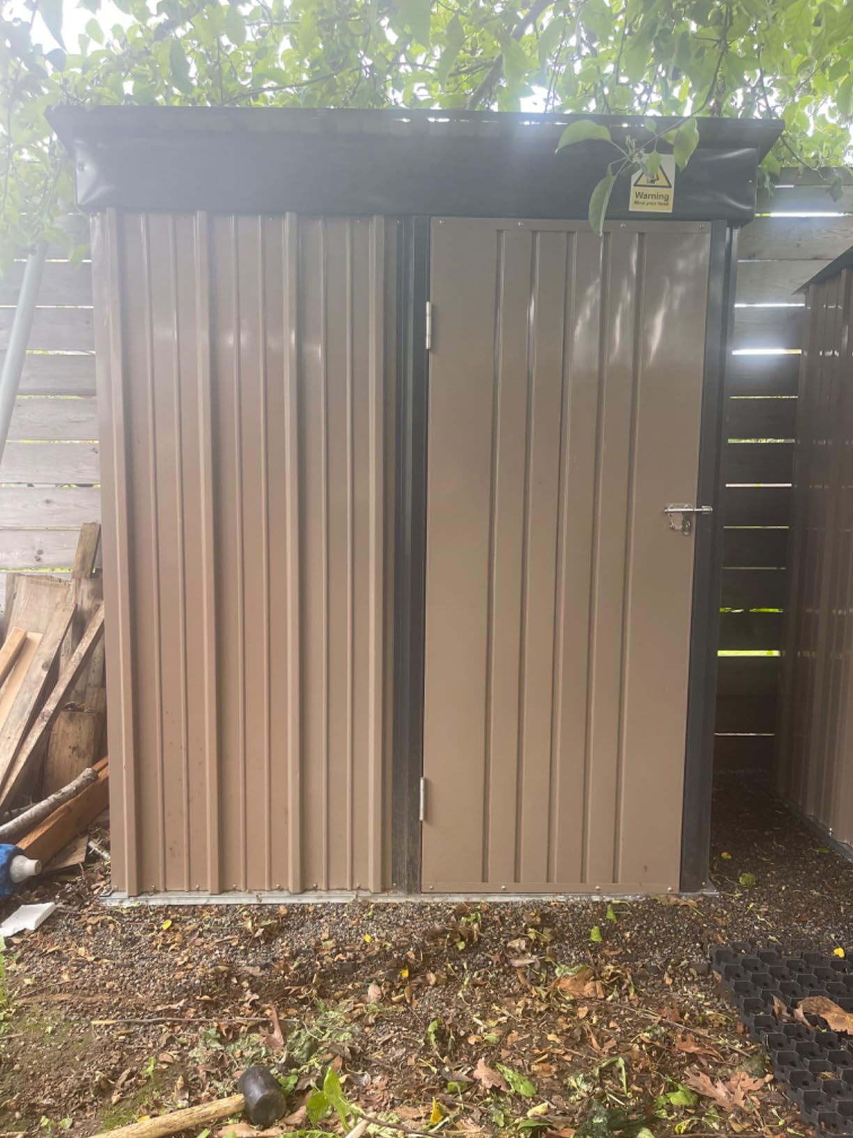 UDPATIO 67 Cu.Ft Resin Outdoor Storage Shed, Vertical Plastic Cabinet,White customer photo 1