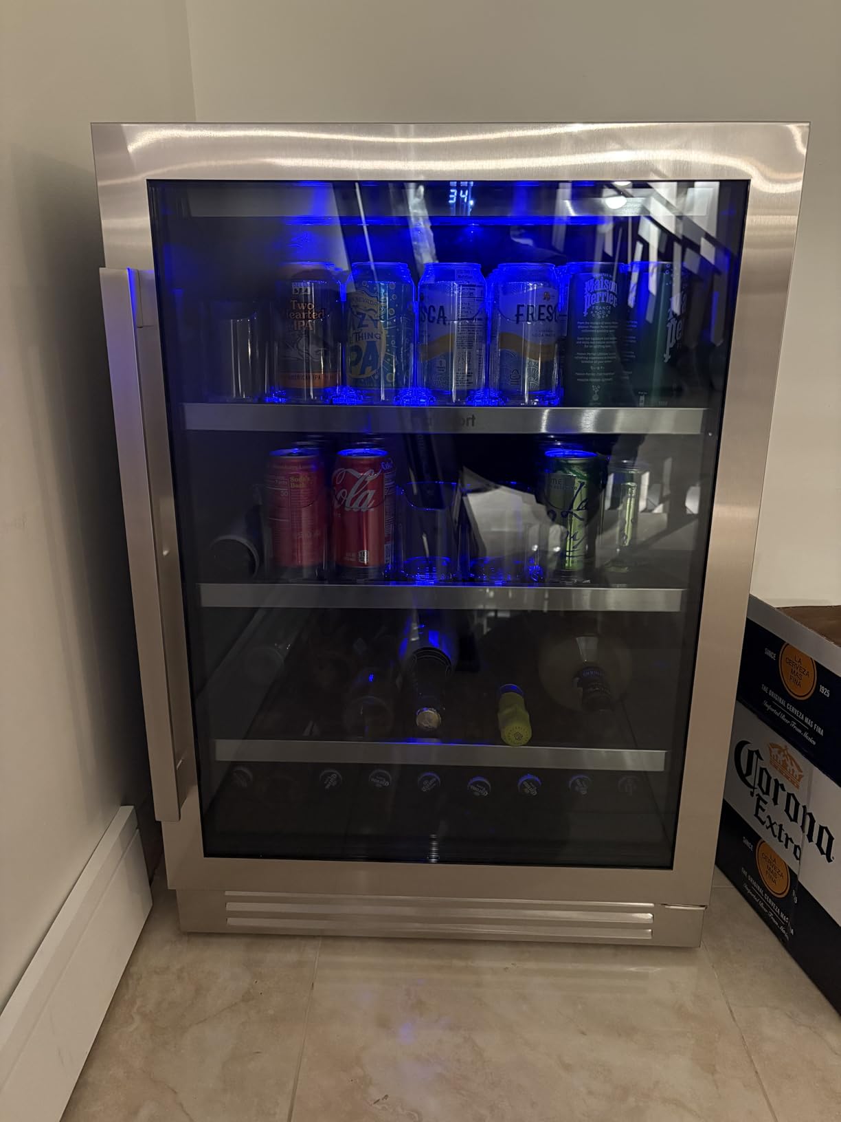 Ca'Lefort 15 inch Beverage Refrigerator, 100 Can Beverage Fridge customer photo 1