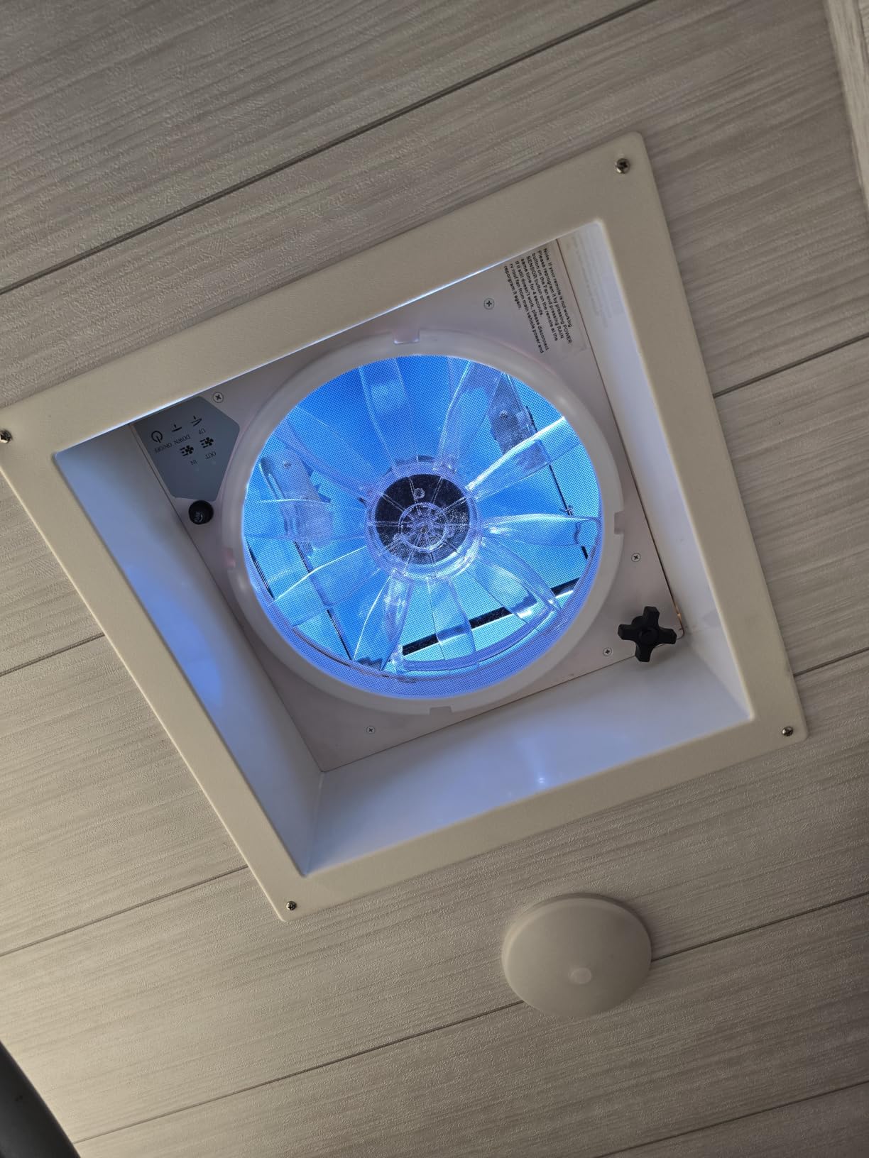 Remote Control RV Roof Vent Fan with Rain Shield, 12V DC | 14 inch, 45dB Super Quiet, 10-Speed, Reversible customer photo 1