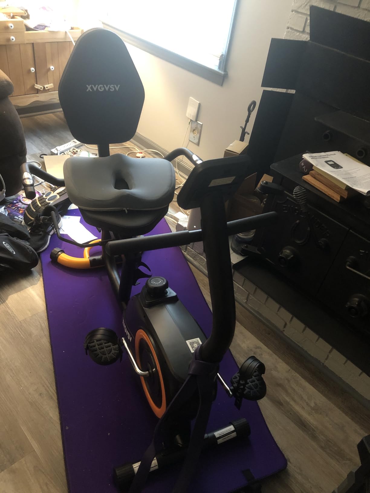 Recumbent Exercise Bike for Home, Recumbent Stationary Bikes for Seniors customer photo 2