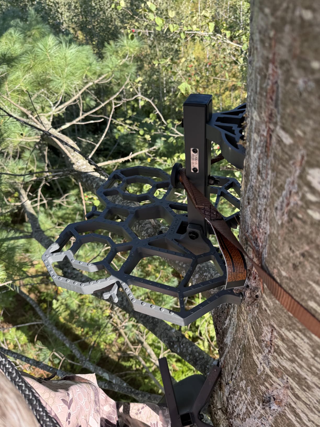 Kalkal Saddle Platform, Aluminum Adjustable Tree Hunting Platform customer photo 2