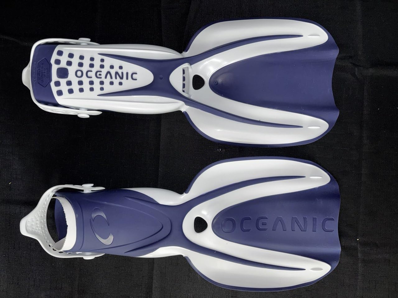 Oceanic Adult Premium Snorkel Set, Dry-Top Snorkel, Glass Mask & Fins | Leak-Proof Silicone Seal for Snug Fit, Single-Lens Tempered Glass, Adjustable Straps & Fins, Navy customer photo 2