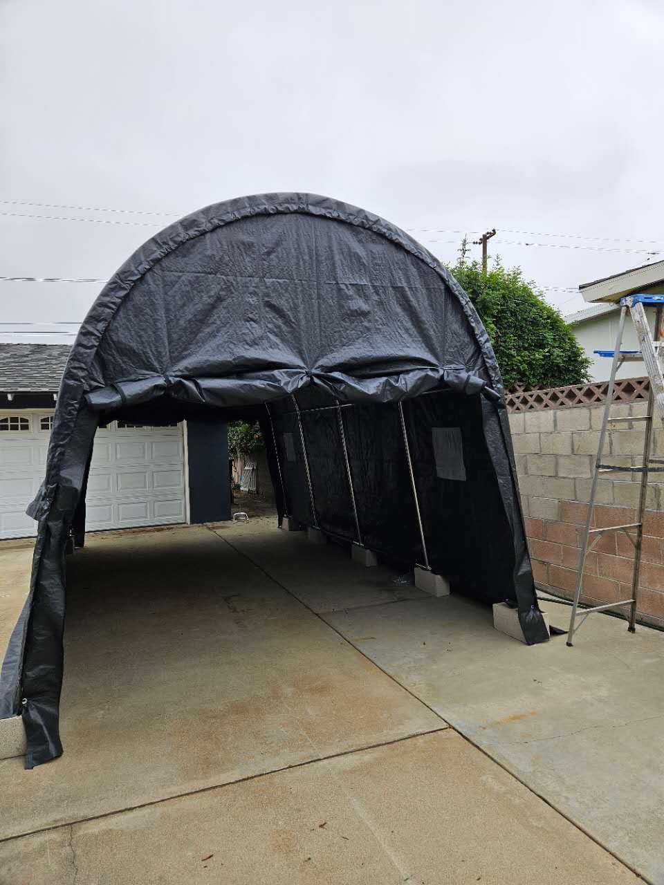 COBIZI Carport 20x20 Heavy Duty 2 Car Carport Canopy customer photo 2