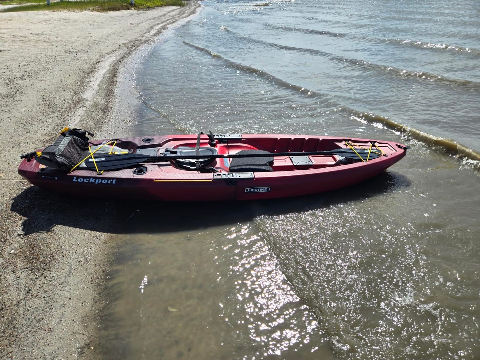 Lifetime Lockport 94 Modular Sit-on-Top Kayak with Paddle, Two-Piece Design with SlideLock System, Rod Holders, Adjustable Seat customer photo 2