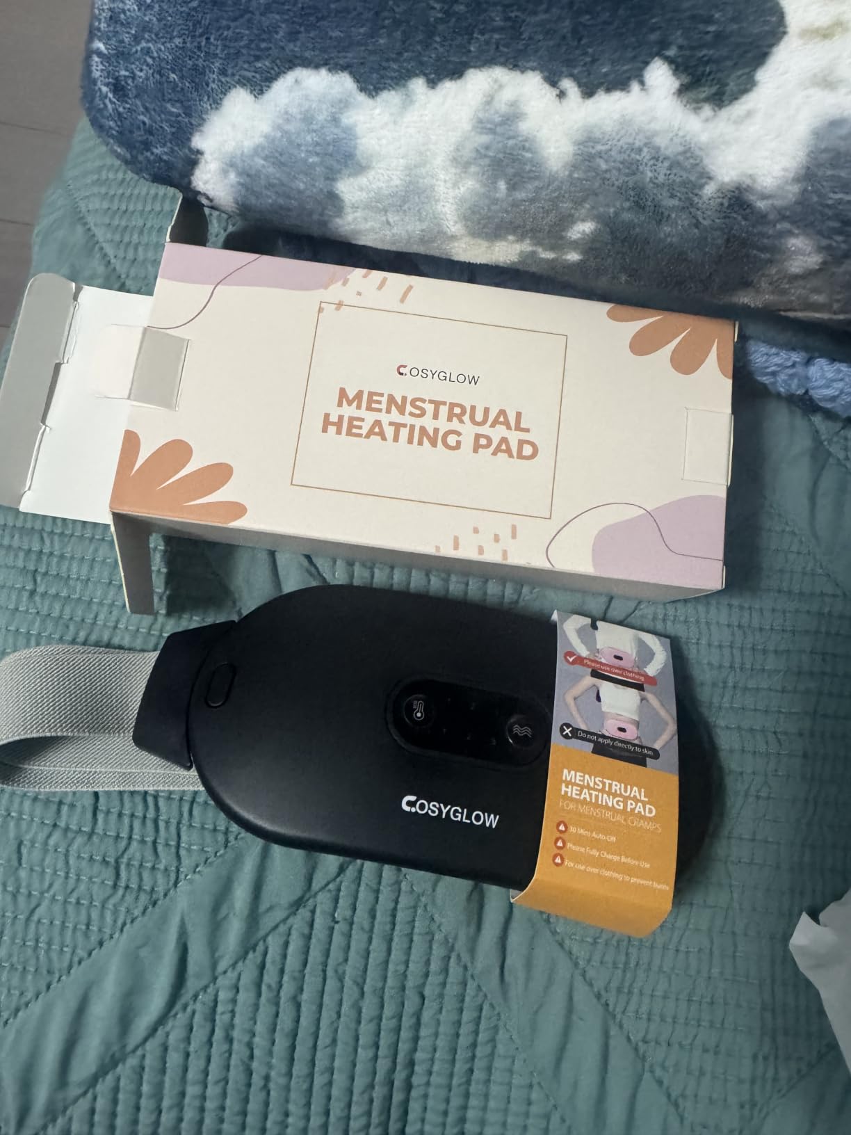 COSYGLOW Portable Cordless Heating Pad Cramps customer photo 2