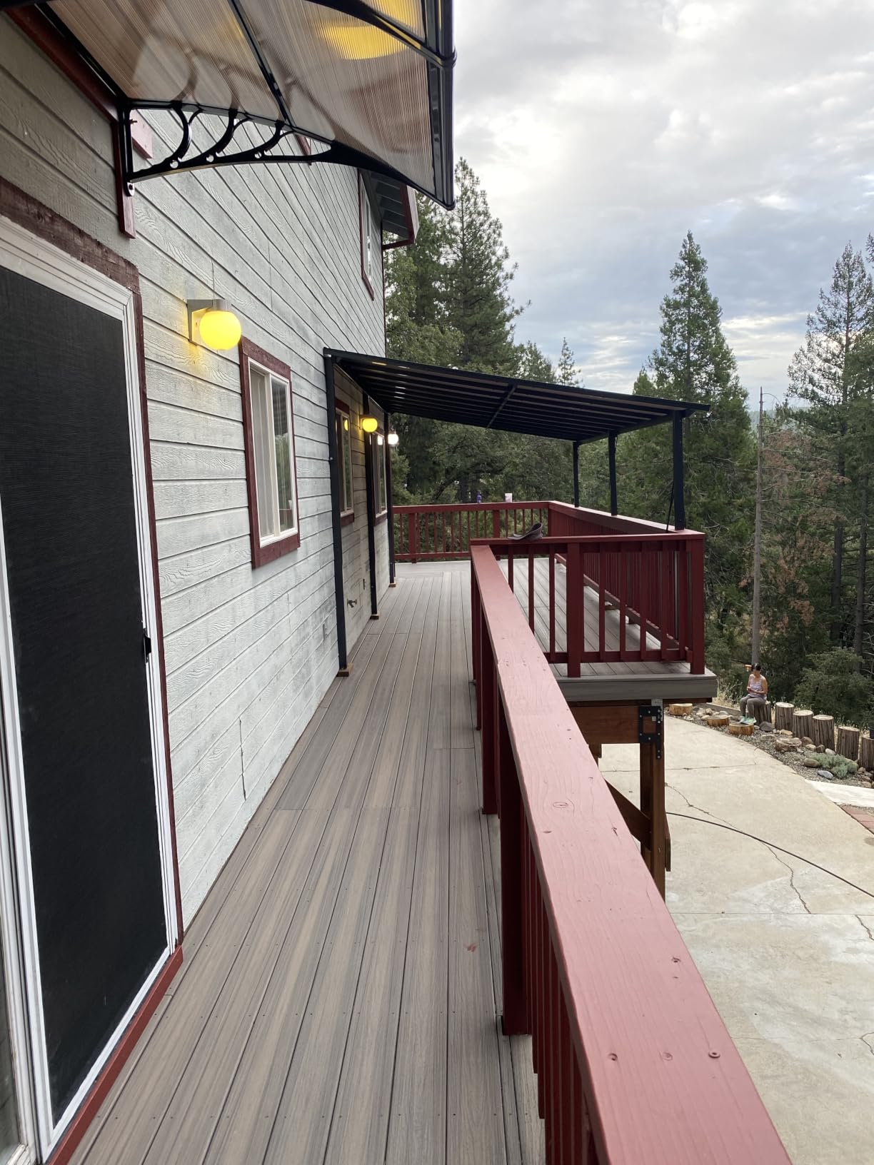 Aoxun 12’x10’ Gazebo for Patio, Gazebo Pergola with Sloped Roof, White customer photo 1