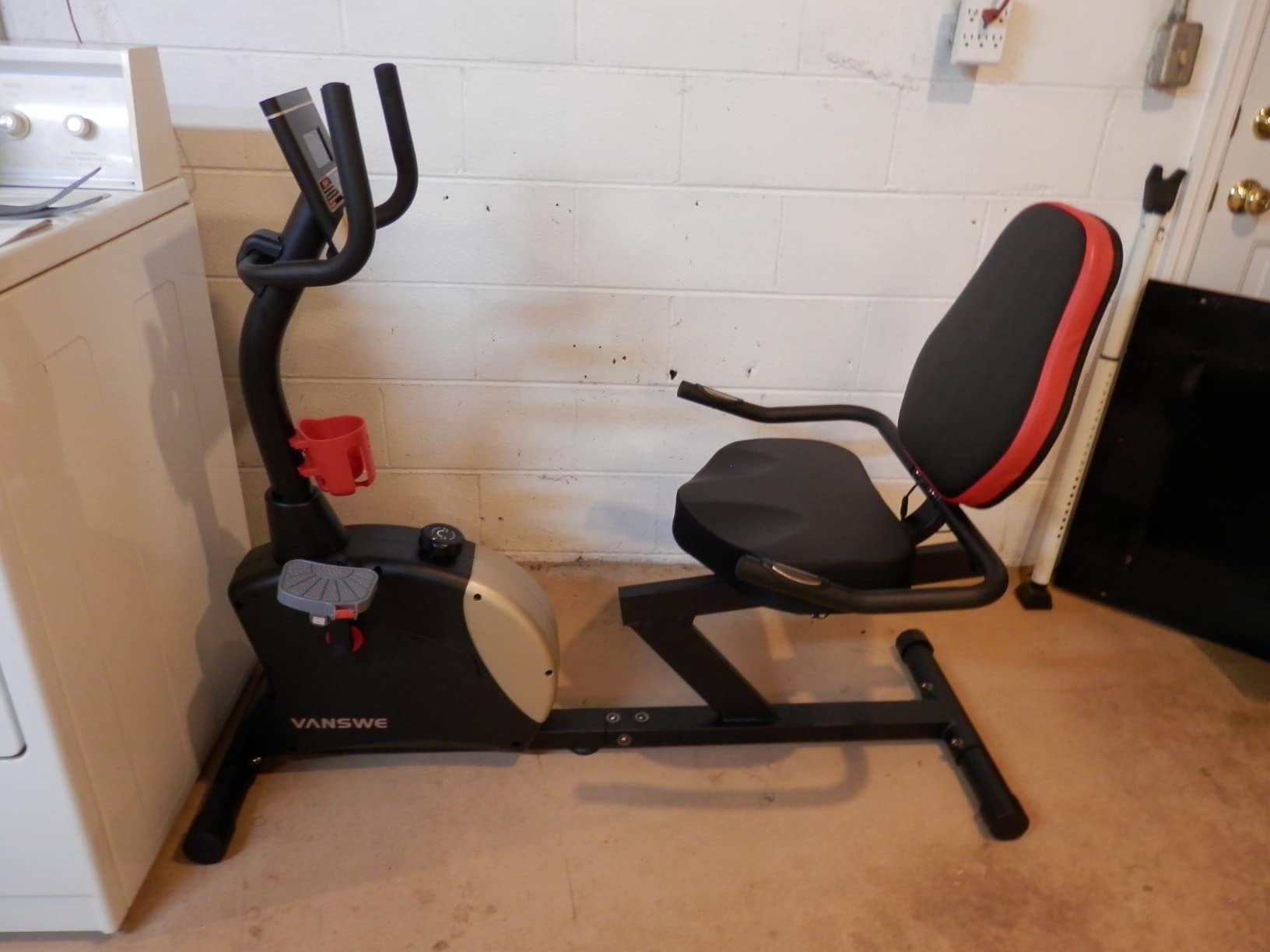 VANSWE Recumbent Exercise Bike for Home Seniors Light Commercial customer photo 1