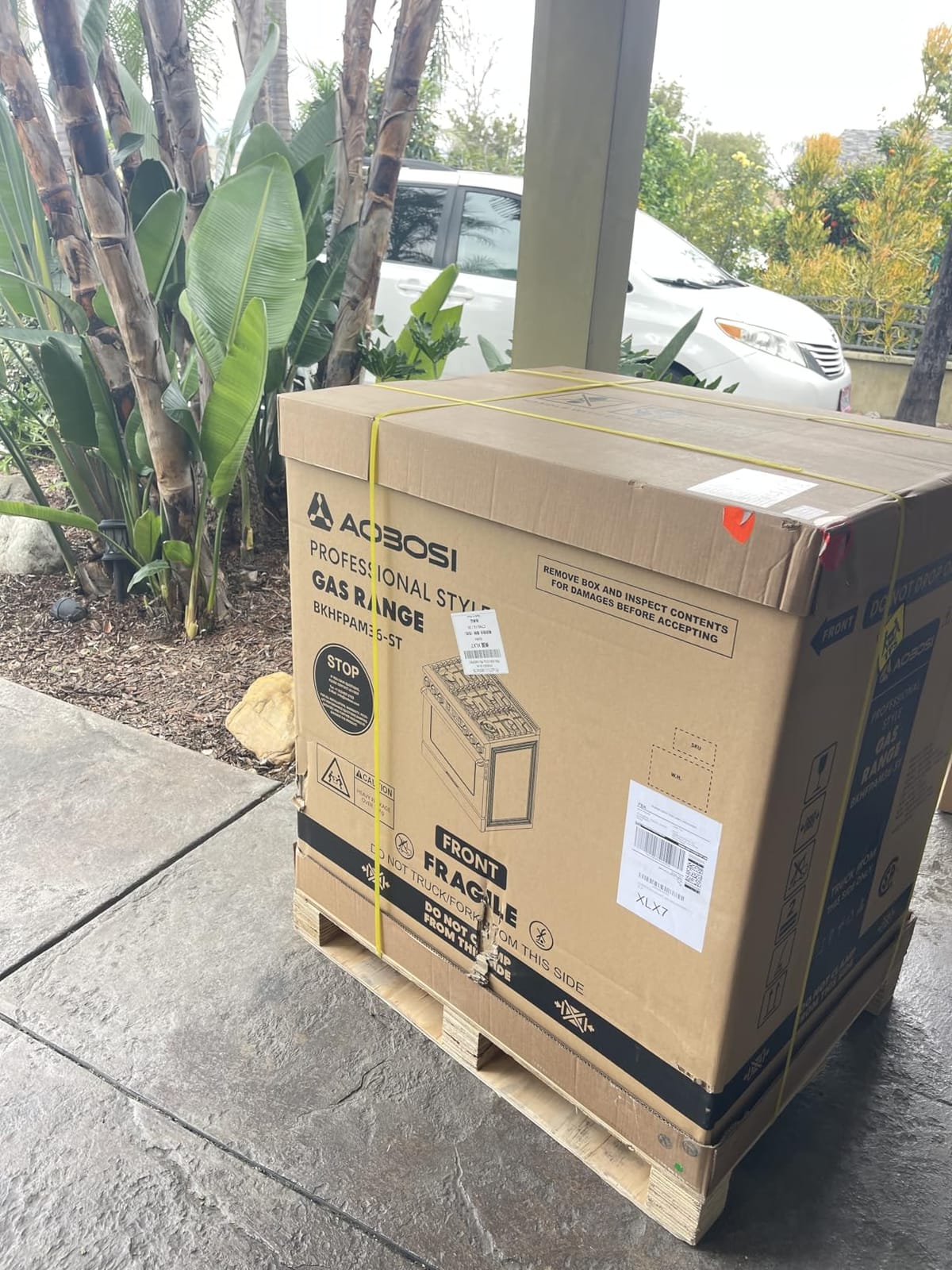AAOBOSI 36 Inch Gas Range Oven, 6 Cu.Ft Smart Air Fryer Self Clean Oven customer photo 1