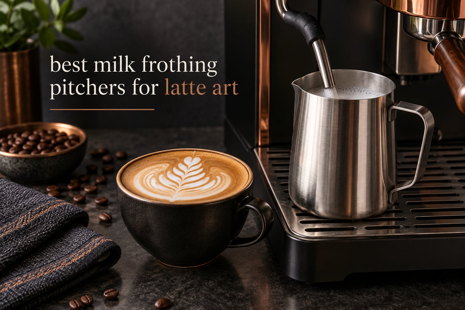 best milk frothing pitchers for latte art