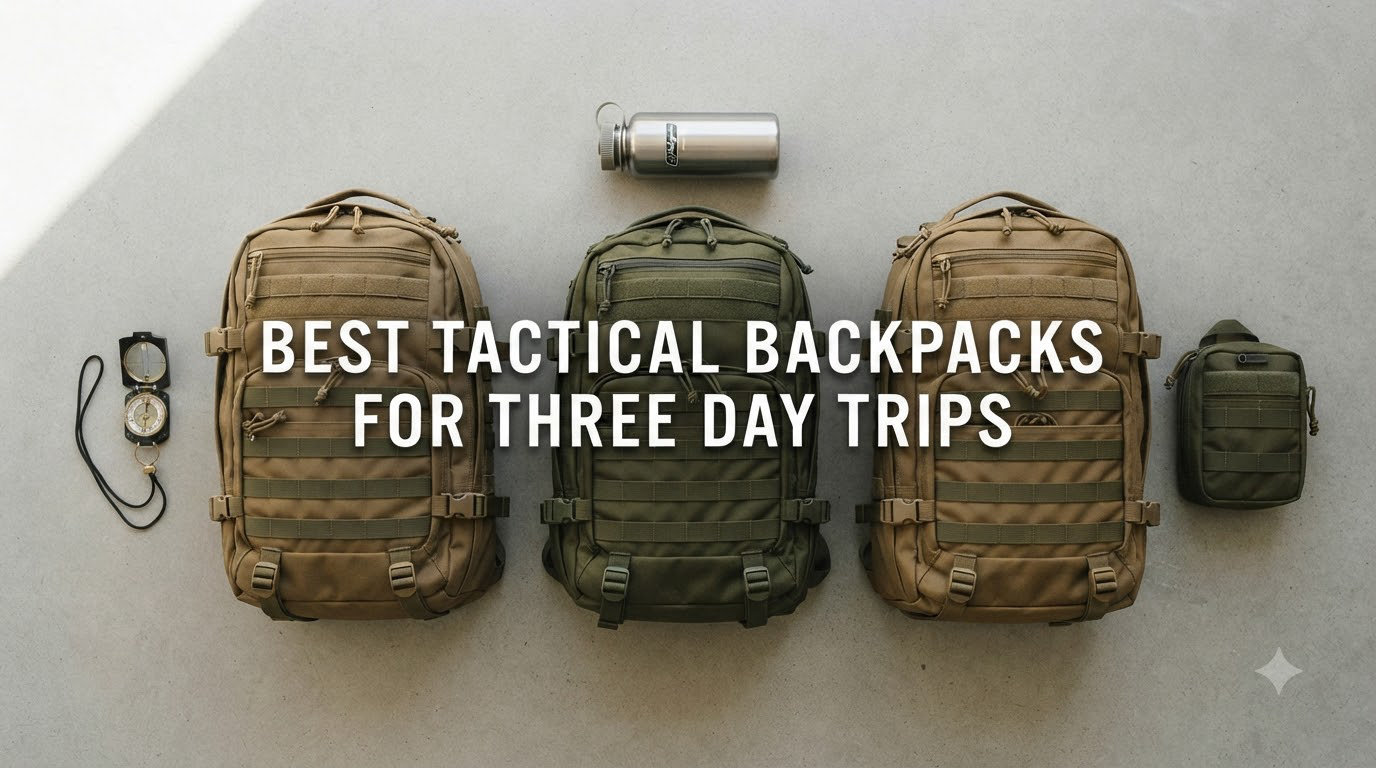 best tactical backpacks for three day trips