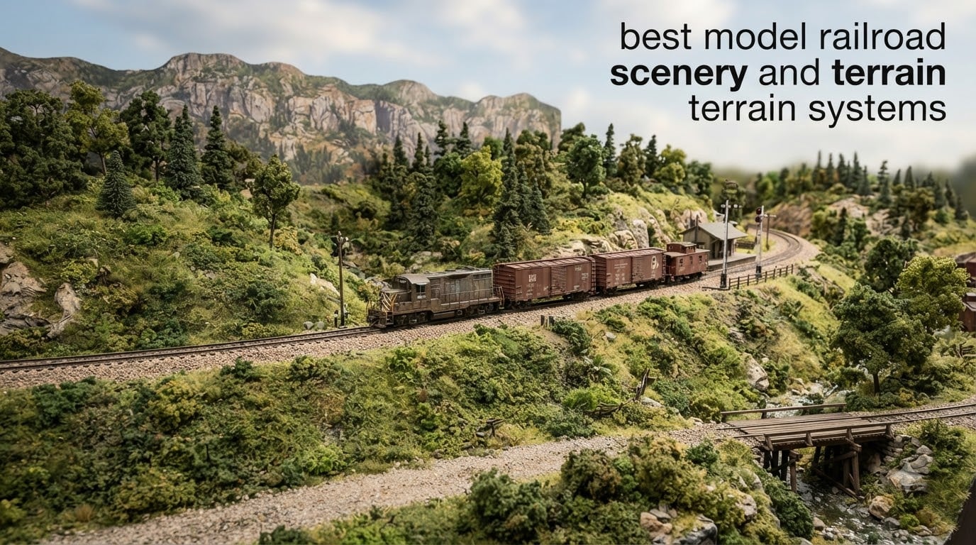 best model railroad scenery and terrain systems