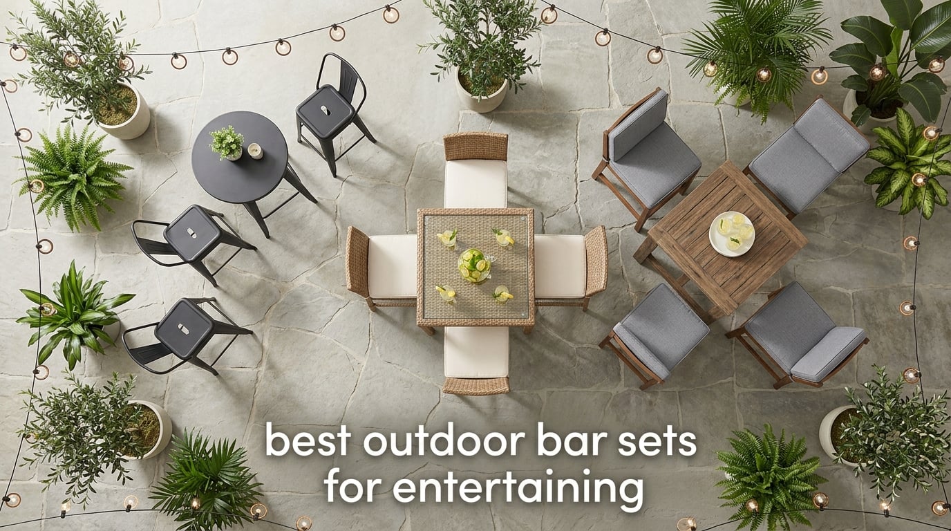 best outdoor bar sets for entertaining