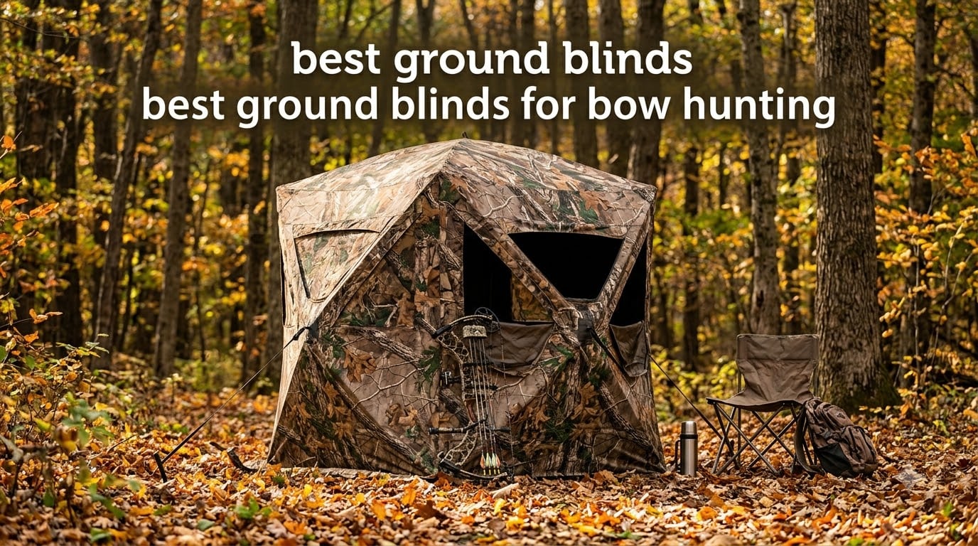 best ground blinds for bow hunting