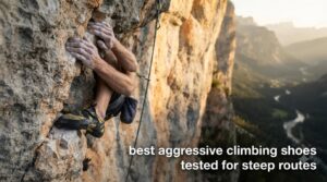 best aggressive climbing shoes tested for steep routes