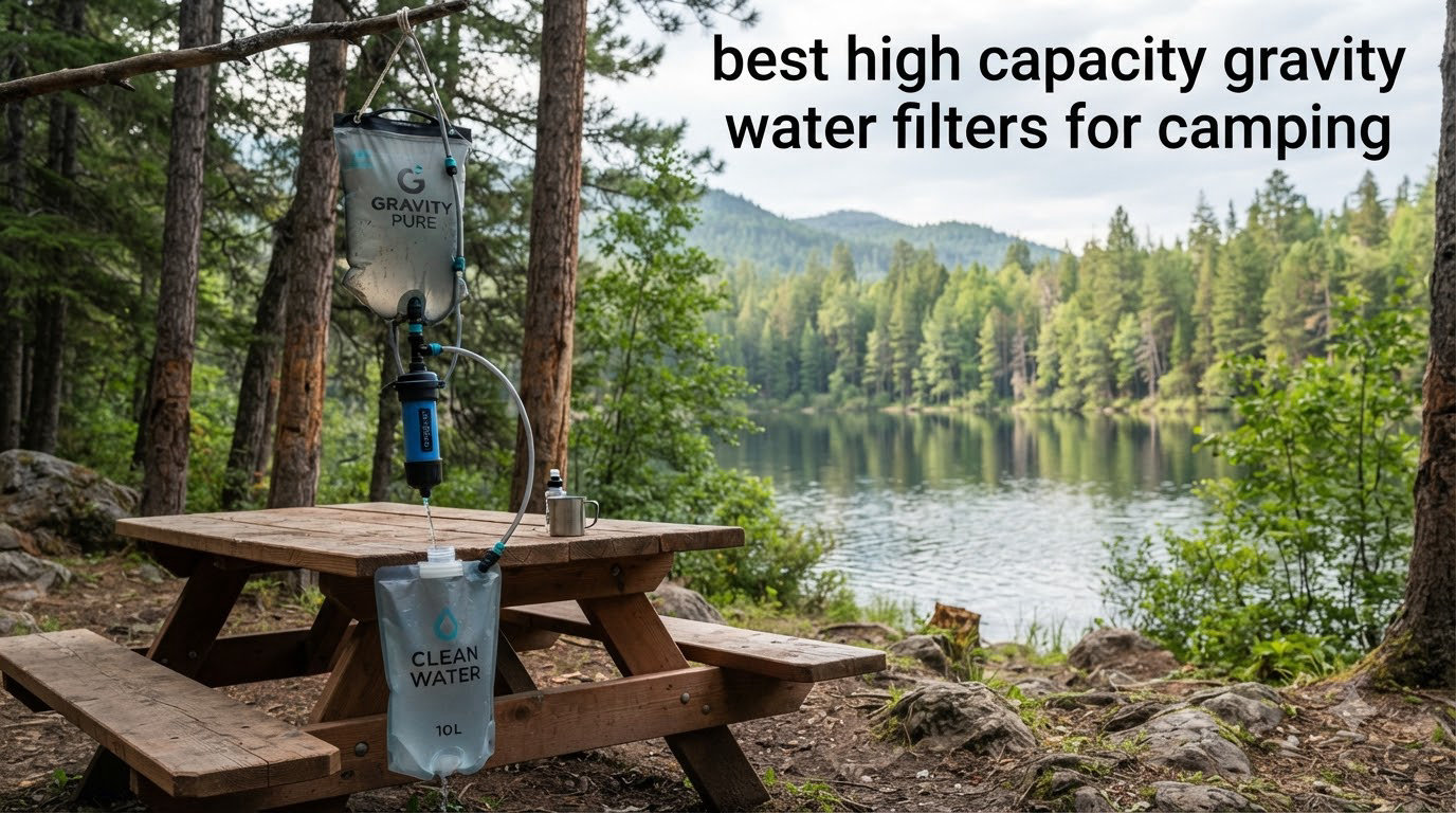 best high capacity gravity water filters for camping