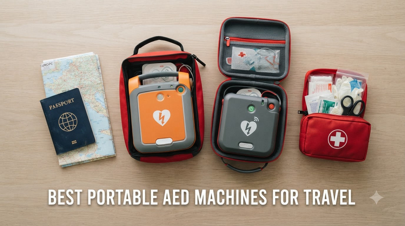 best portable aed machines for travel