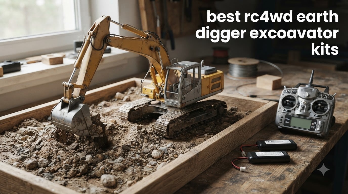 best rc4wd earth digger excavator kits