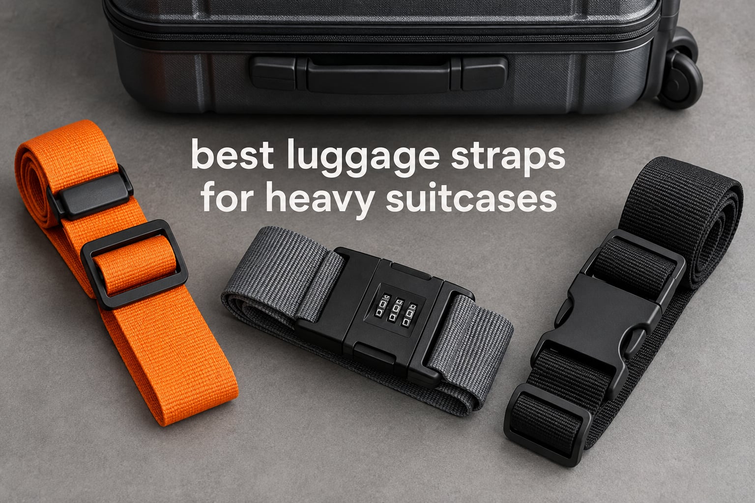 best luggage straps for heavy suitcases