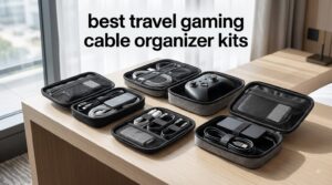 best travel gaming cable organizer kits