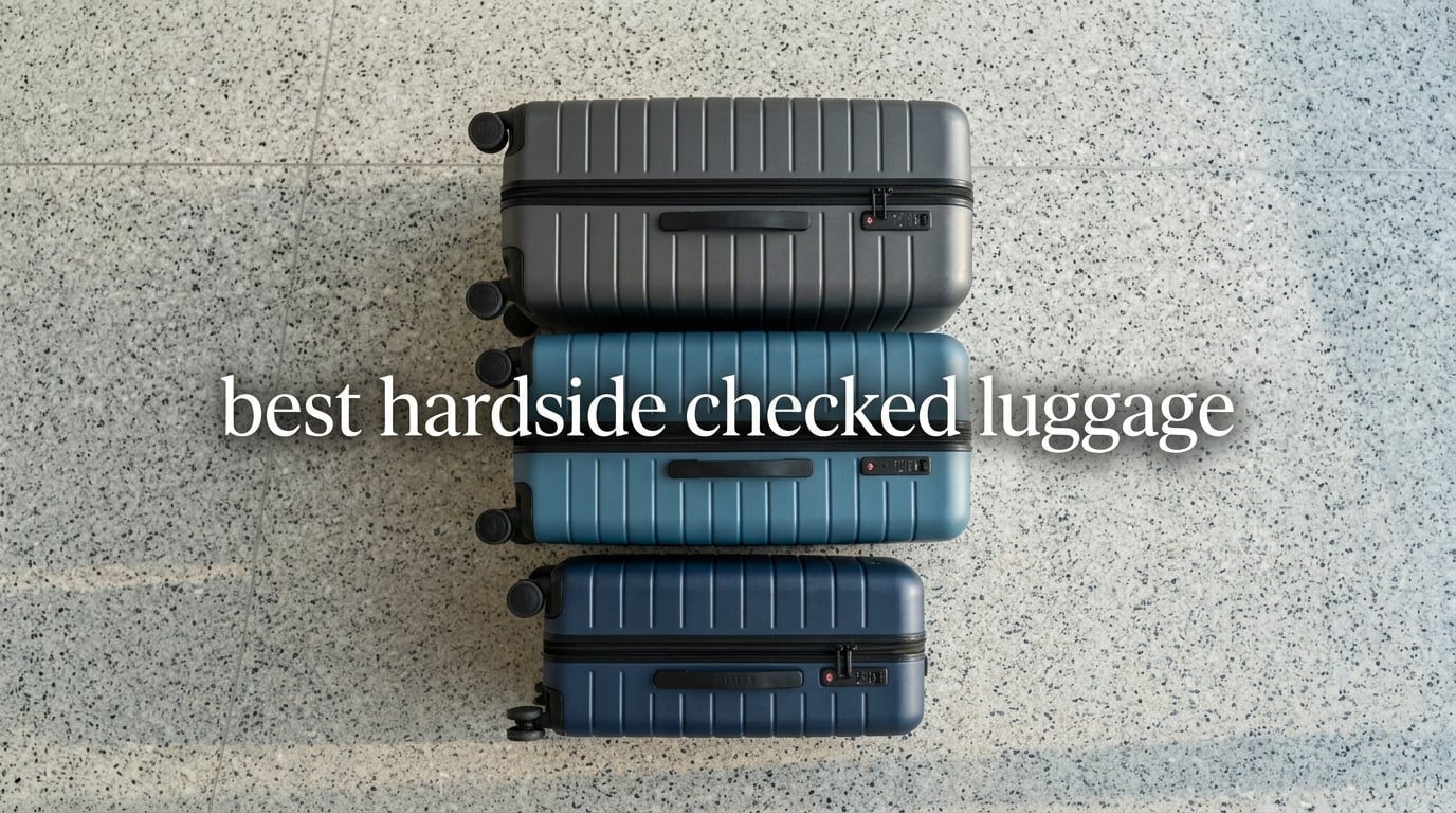 best hardside checked luggage