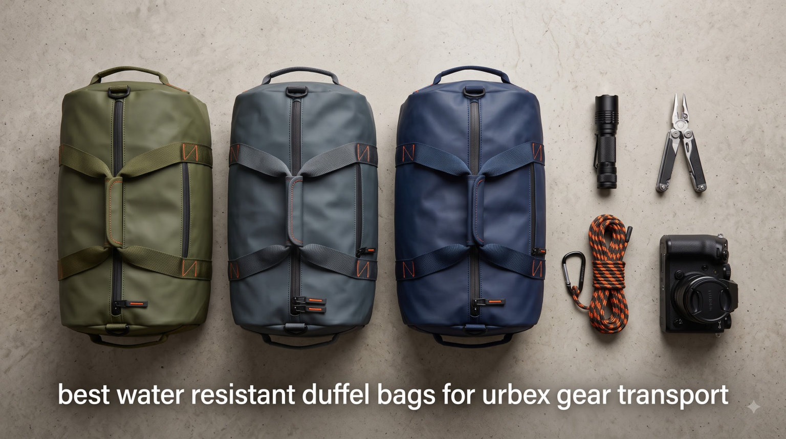 best water resistant duffel bags for urbex gear transport