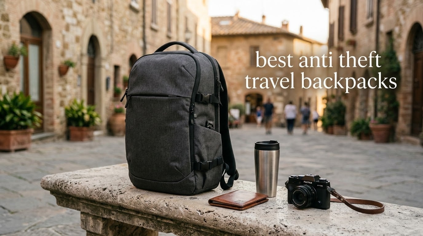 best anti theft travel backpacks