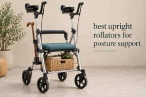 best upright rollators for posture support