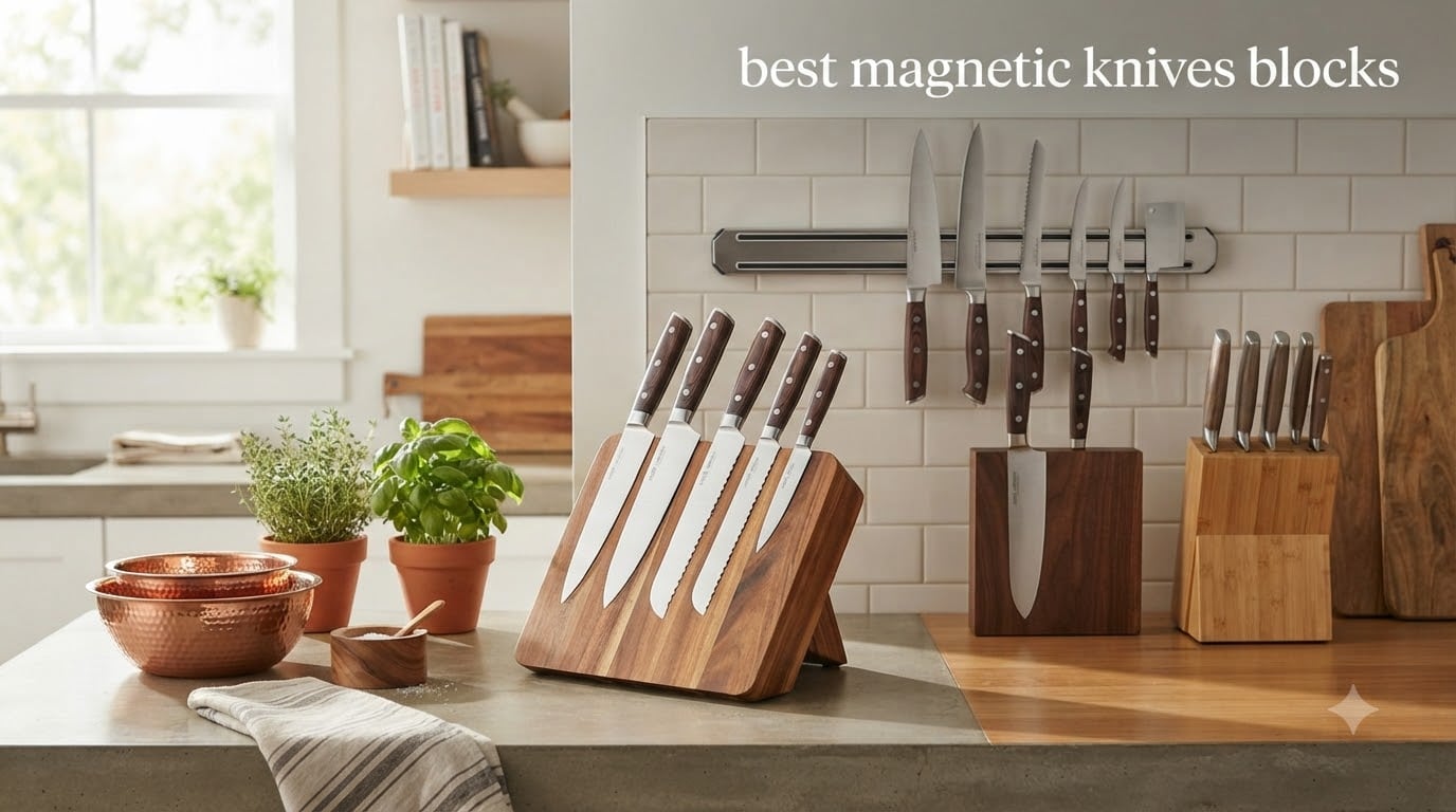 best magnetic knives blocks