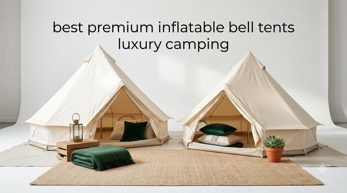 best premium inflatable bell tents luxury camping