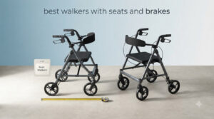 best walkers with seats and brakes