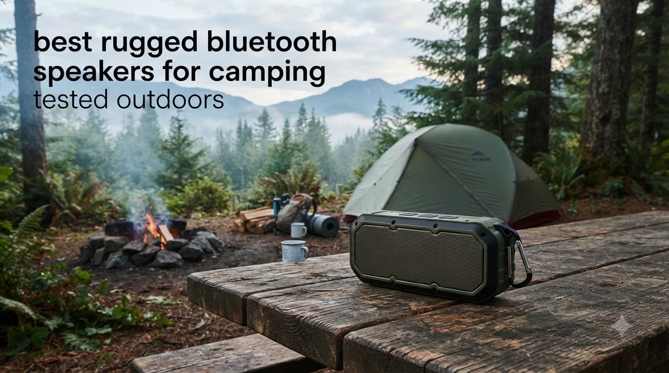 best rugged bluetooth speakers for camping tested outdoors