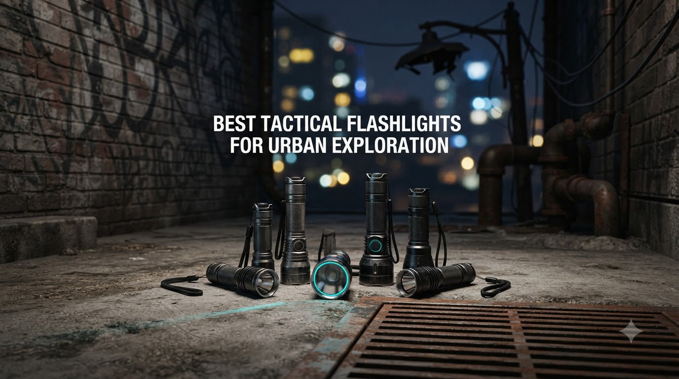 best tactical flashlights for urban exploration