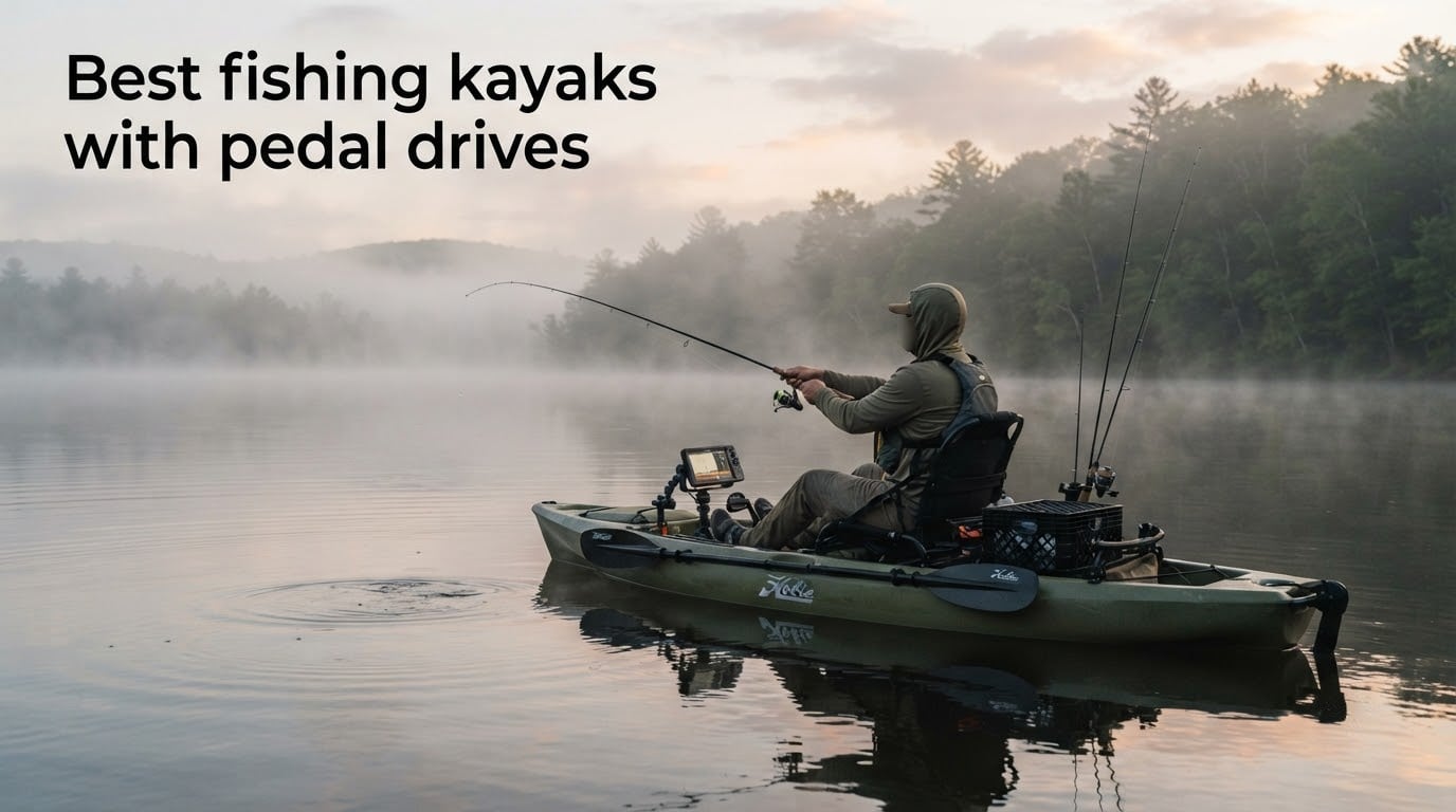 best fishing kayaks with pedal drives