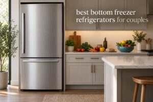 best bottom freezer refrigerators for couples