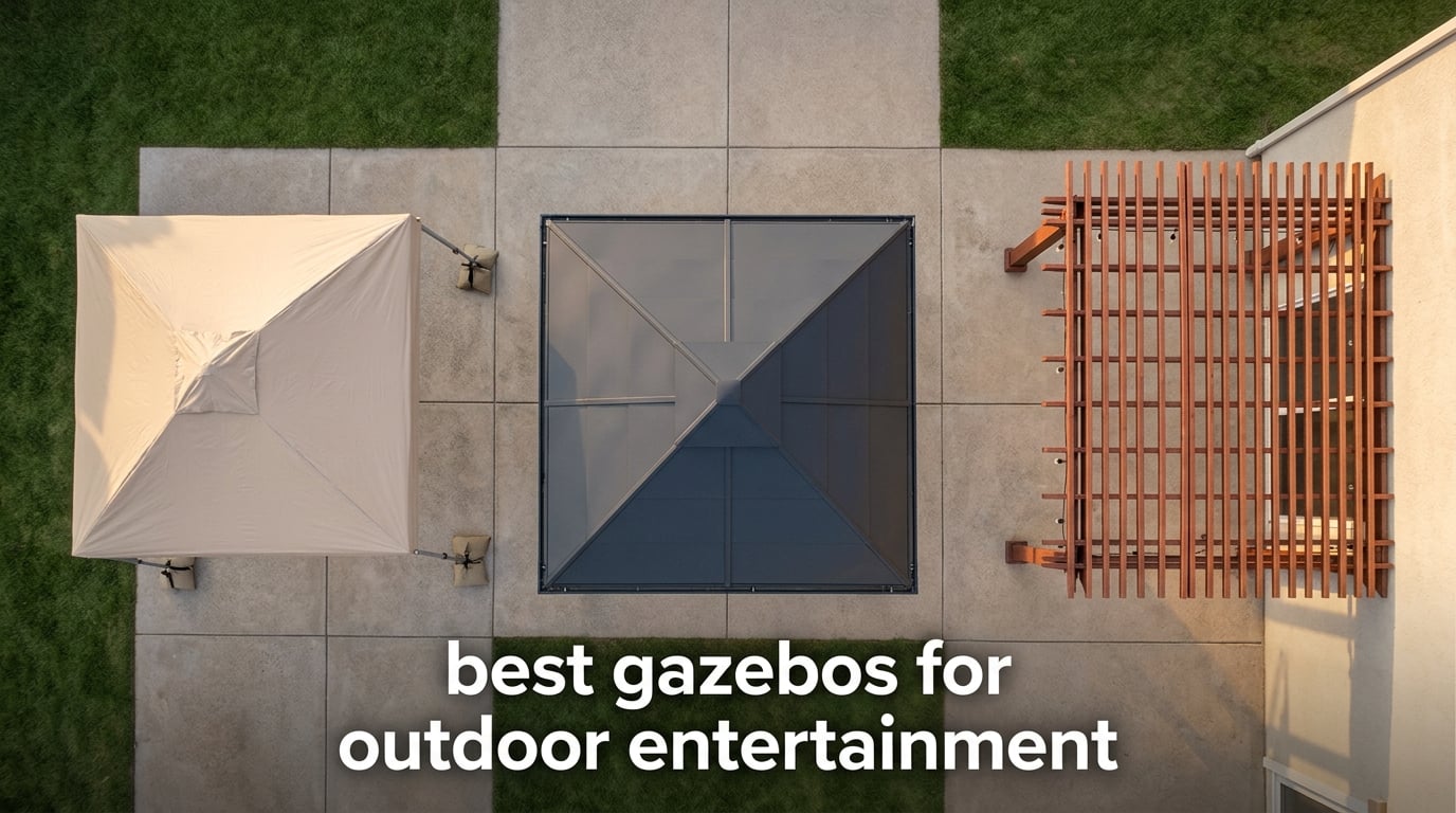 best gazebos for outdoor entertainment