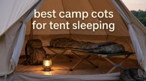 best camp cots for tent sleeping