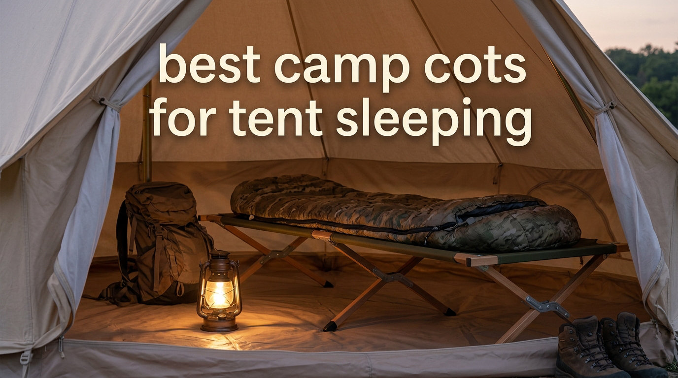best camp cots for tent sleeping