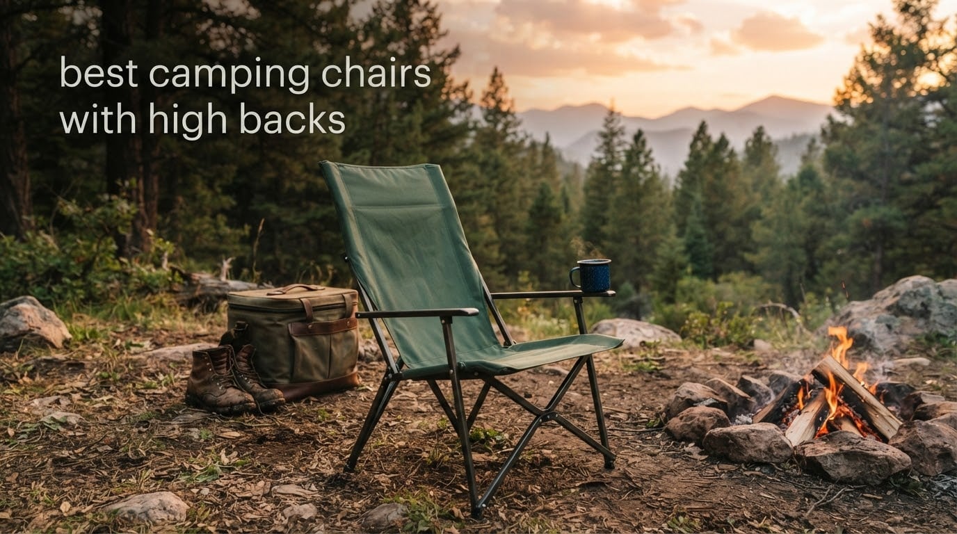 best camping chairs with high backs