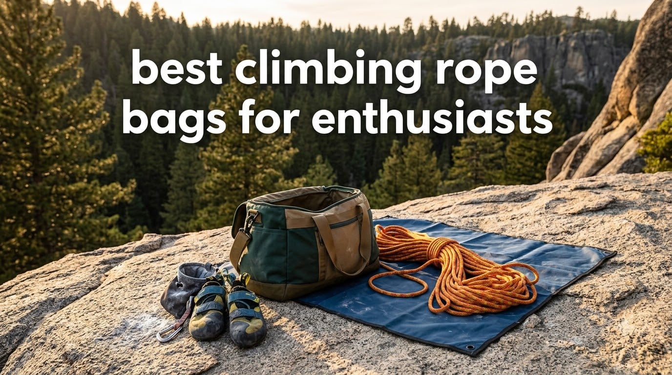 best climbing rope bags for enthusiasts