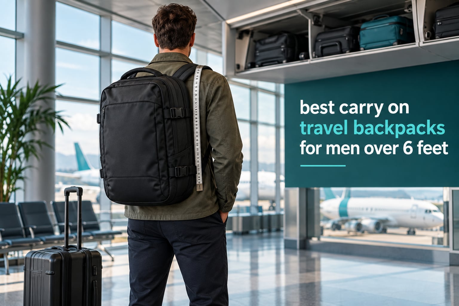 best carry on travel backpacks for men over 6 feet