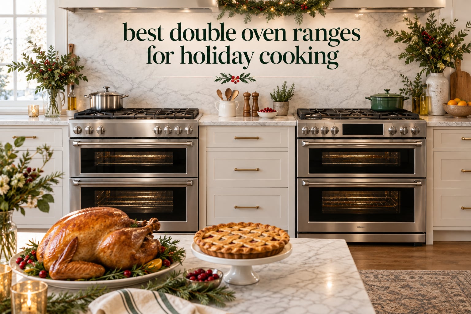 best double oven ranges for holiday cooking