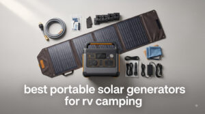 best portable solar generators for rv camping