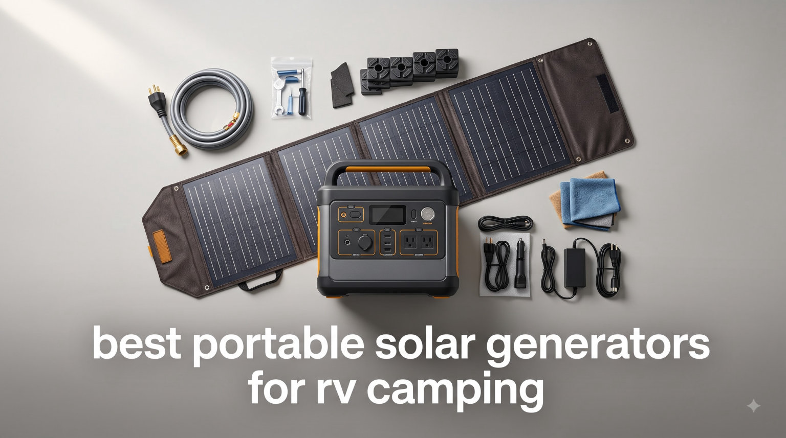 best portable solar generators for rv camping