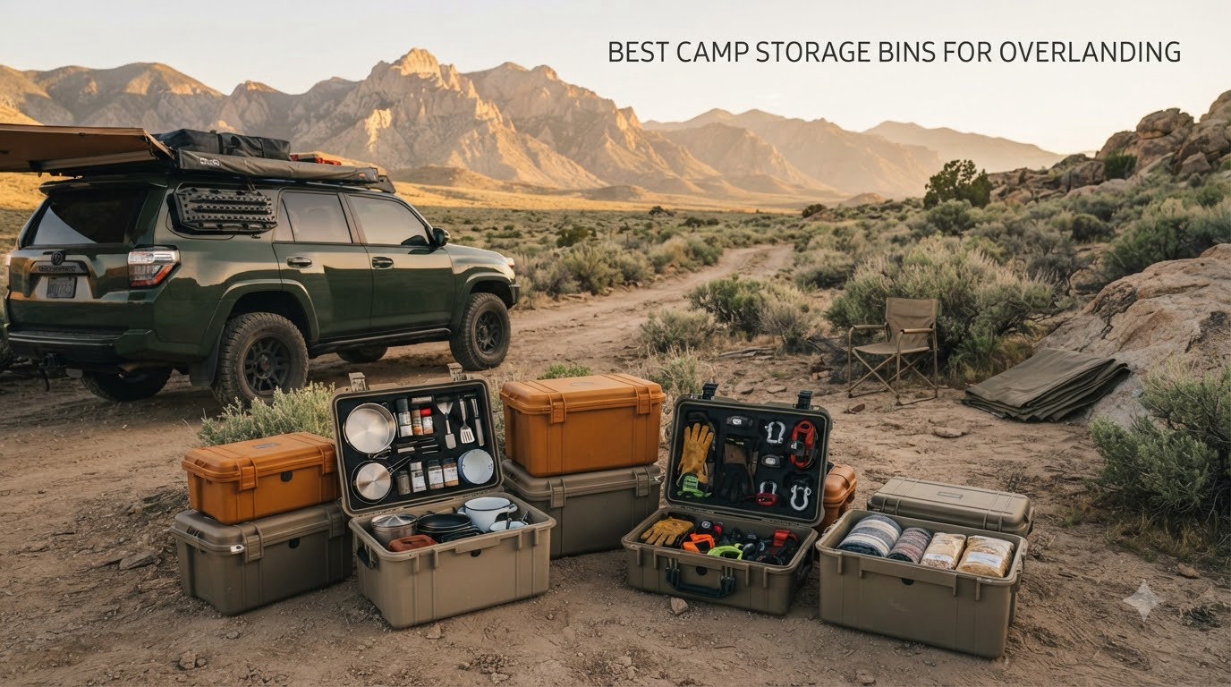 best camp storage bins for overlanding