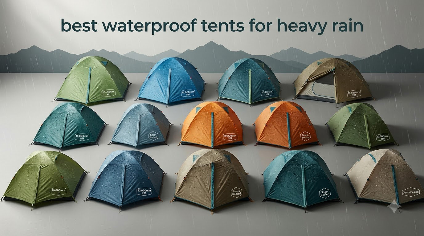 best waterproof tents for heavy rain