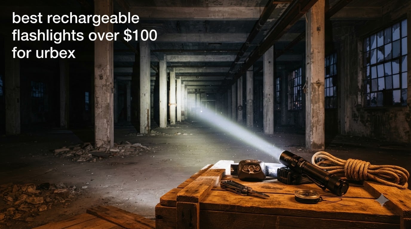 best rechargeable flashlights over $100 for urbex